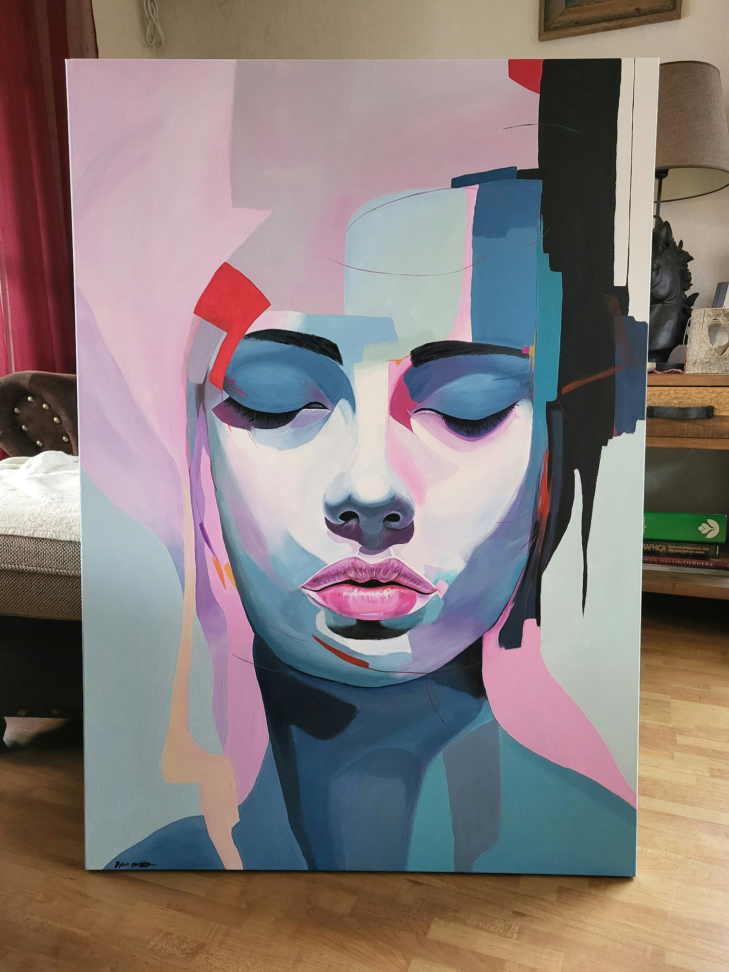 'Traces Of A Peaceful Dream' - Original 70x100 cm