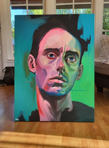 'Silent Revelation' - Original 60x80 cm