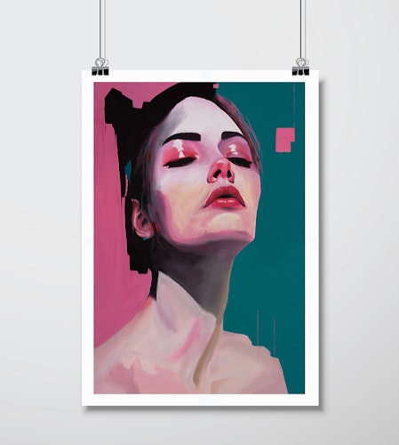 'Fragment I' Konsttryck 42x59 cm