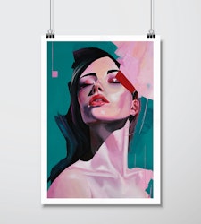 'Fragment II' Konsttryck 42x59 cm