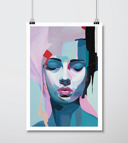 'Traces of a Peaceful Dream' Konsttryck 42x59 cm