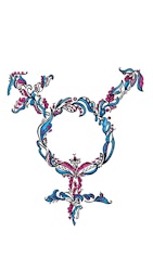 Transgendersymbol Kurbits Prints