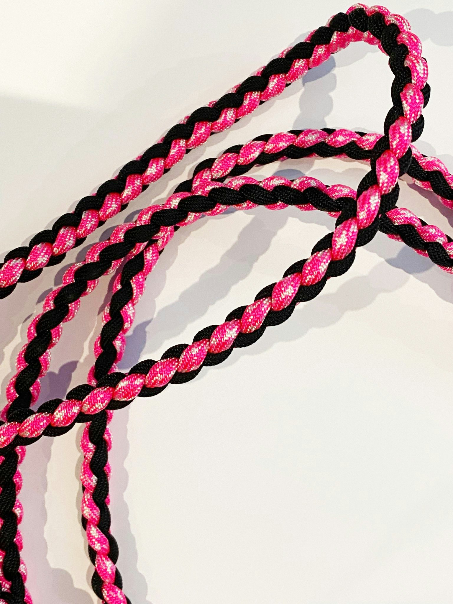 Paracordband med Liten og lett Hurtiglås i Sort (55mm) 3 lengder fra 350,-