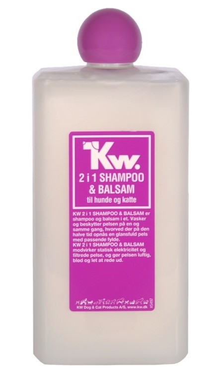 KW 2 i 1 (Bad & Føn) shampo 500ml