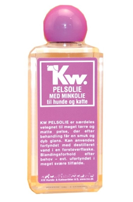 KW Pelsolje med Minkolje 200ml - Lister Hundesenter As