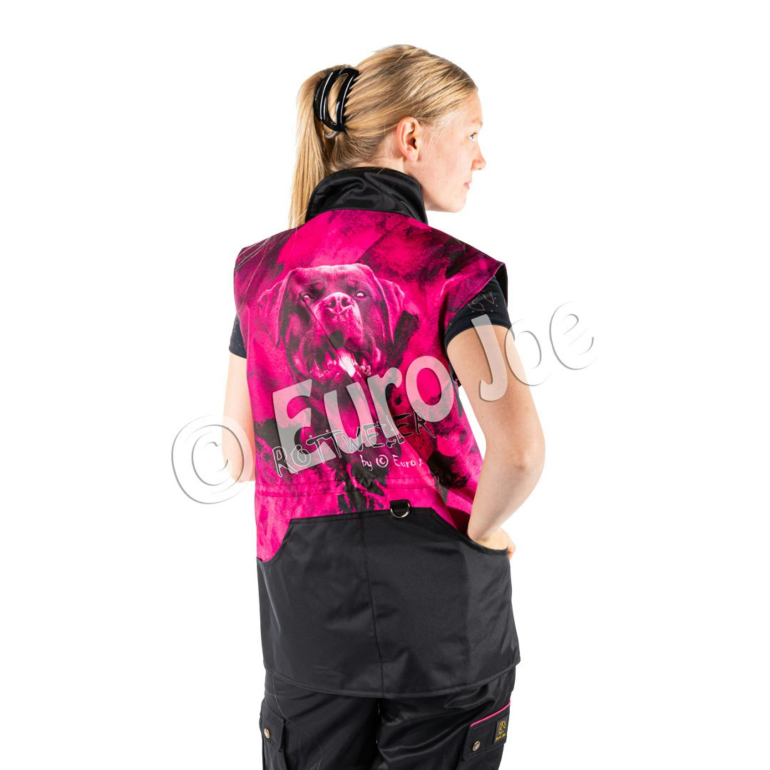 Subline Treningsvest Rottweiler Blå, grønn, brun og rosa