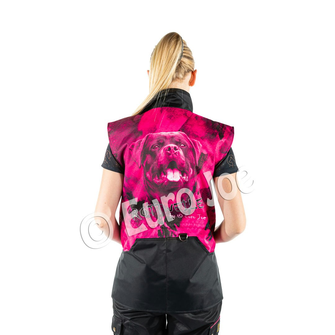 Subline Treningsvest Rottweiler Blå, grønn, brun og rosa