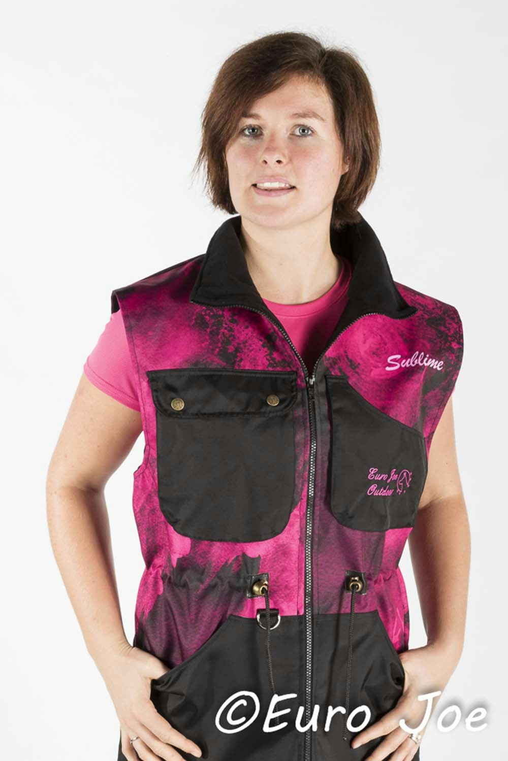 Subline Treningsvest Rottweiler Blå, grønn, brun og rosa