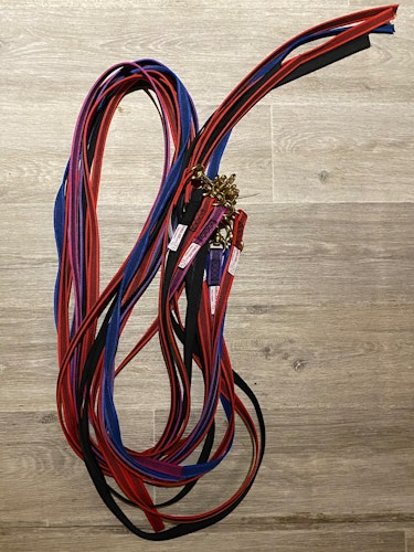 Line/kobbel Polyprop-Rubber uten håndtak 18mm x 2 m med kraftig krok