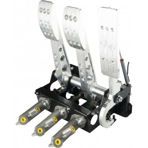 OBP Golvmonterat pedalställ 3st pedaler + 3st huvudcylindrar (E-gas)