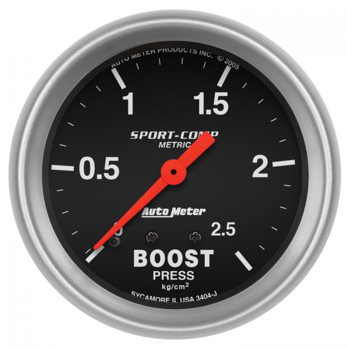 Autometer Sport-Comp Laddtrycksmätare (0-2,5 bar)