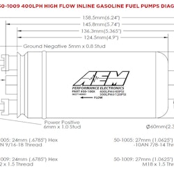AEM bränslepump 420l/h (extern)