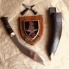 british gurkhas issue Papu Khukuri kniv, gurkha kukri knivar, nordiska gurkha, handsmidda i nepal för bushcraft, jakt, militär, friluftsliv, camping. heritage knives.