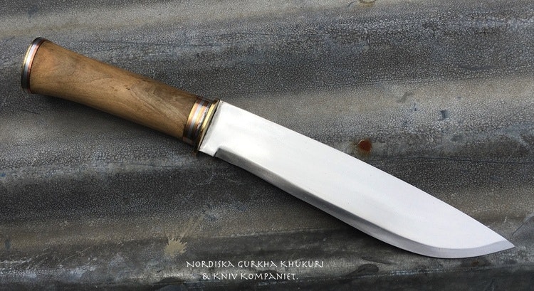 Same kniv leuko leuku, samisk. handsmid brukskniv, bushcraft, jaktkniv, nordiska gurkha, friluftsliv.
