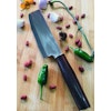 nakiri kniv, japansk kockkniv kökskniv av kolstål, handsmidda i nepal för nordiska gurkha i sverige. kock kniv.