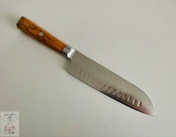 DAMASK SANTOKU KOCKKNIV, AUS 10.