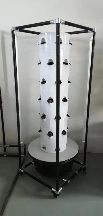 Hydroponiskt OdlingsTorn med LED lampor