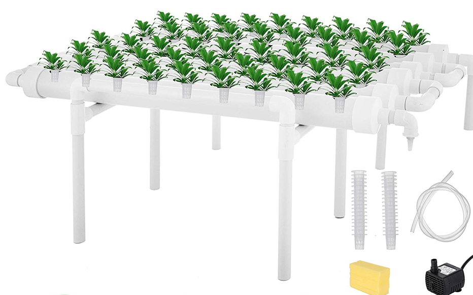 Hydroponic "NFT" system startkit 36 eller 54 pods