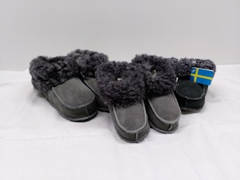 Fårskinnstofflor
