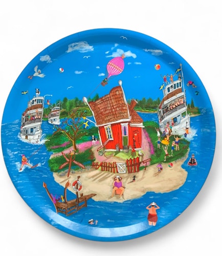 NYHET! BRICKA "ALLA VILL BADA!" 38 CM