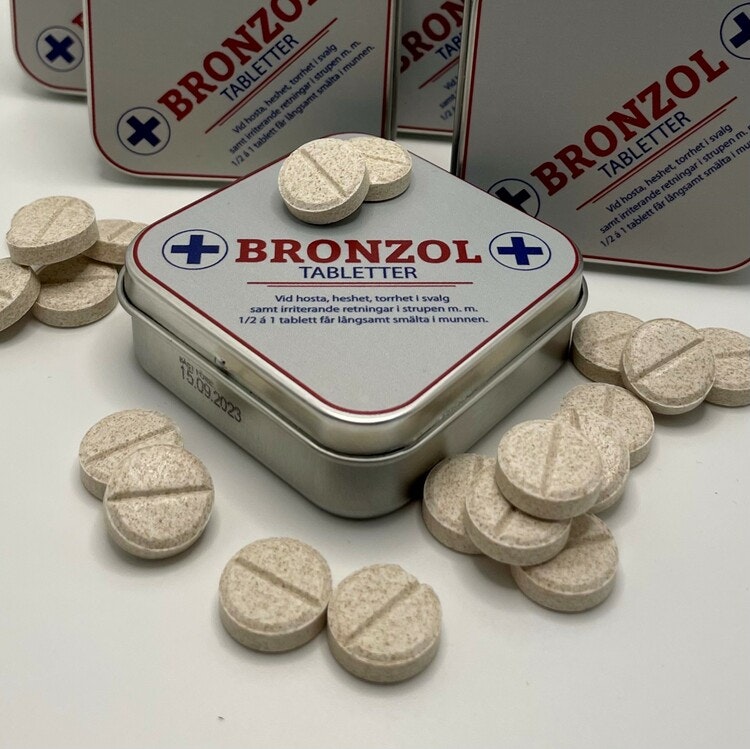 Bronzol saltlakritspastiller
