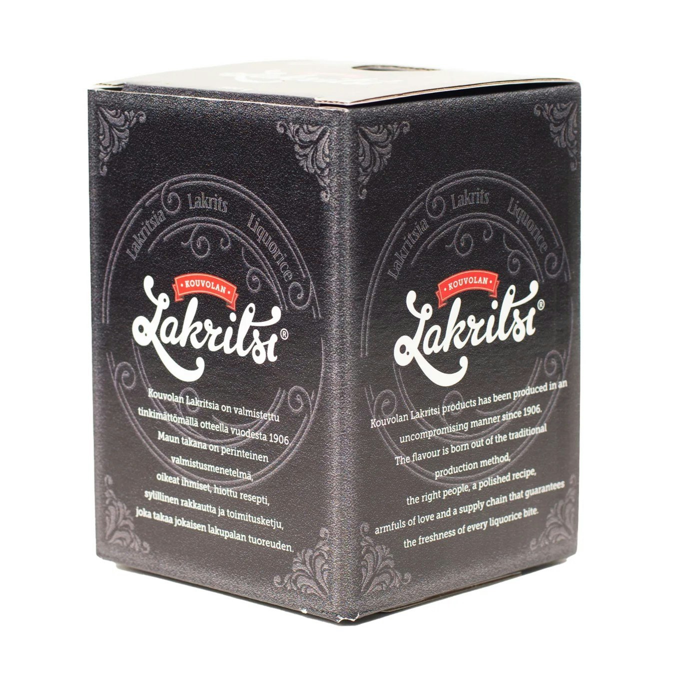 Presentförpackning sötlakrits