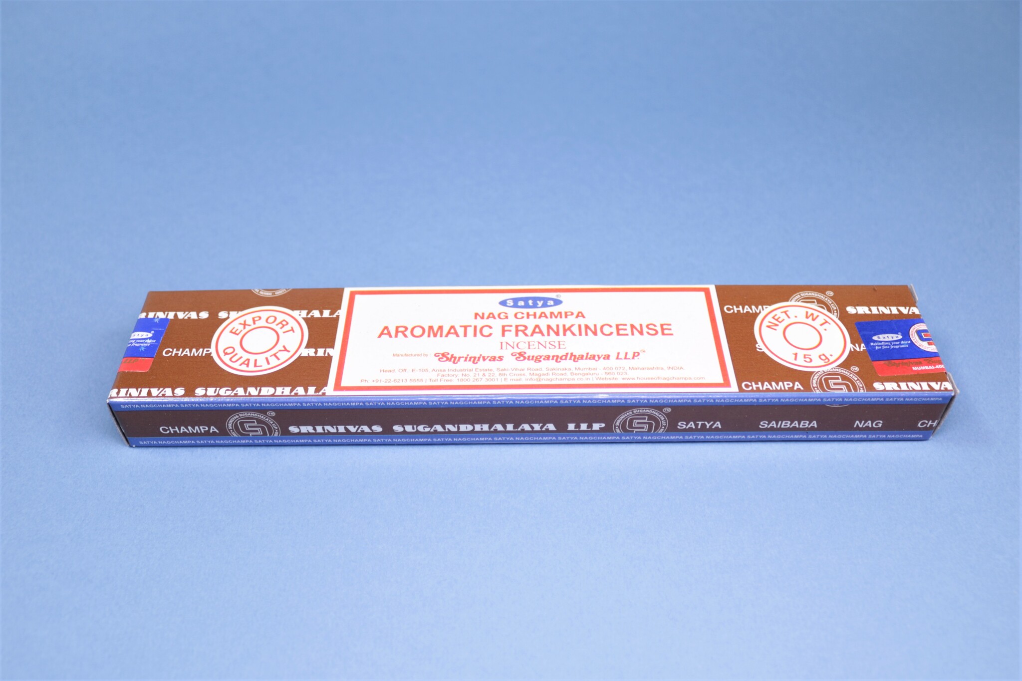 Nag Champa, Aromatic Frankincense