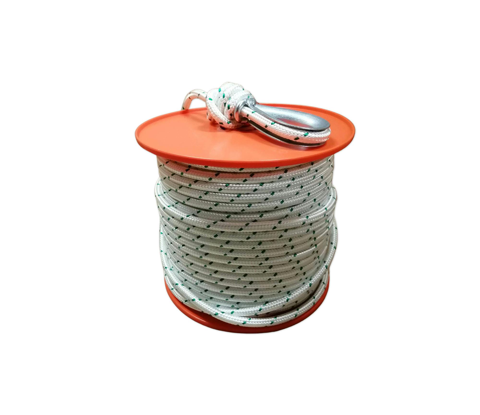2b. Novoleen winch rope 9.5 mm 50 m with cable