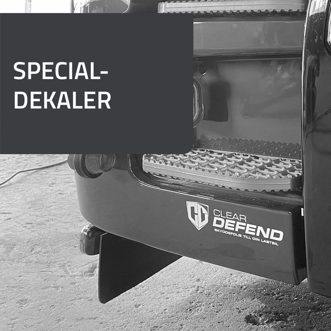 Specialdekaler - Clear Defend