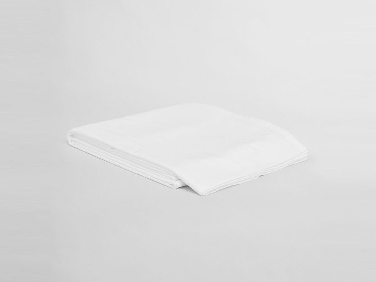 Satin Slätt Underlakan 260x260 cm White