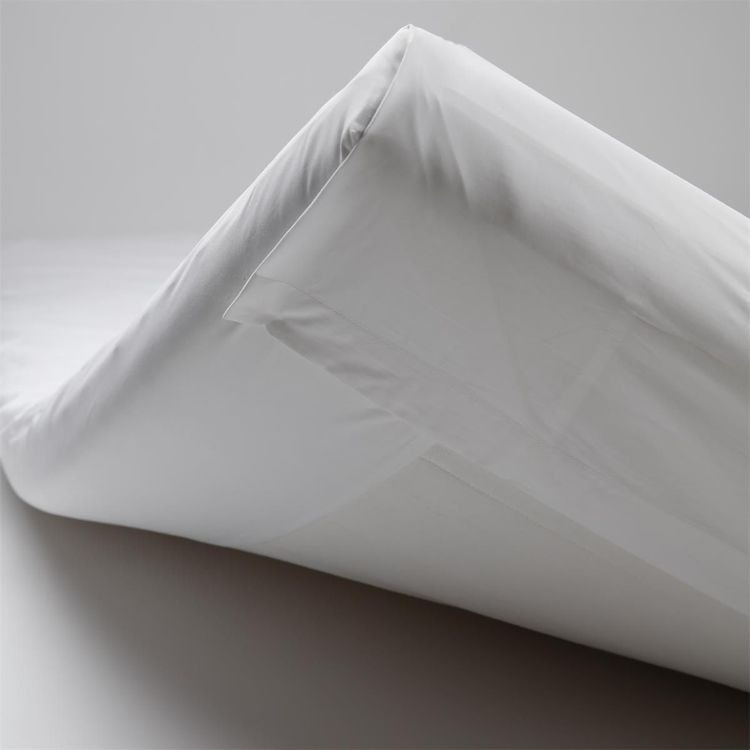 Slätt Underlakan Ekologisk GOTS Percale Vit 180X270 cm