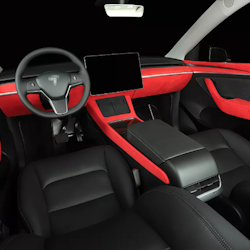 Alcantara-Türverkleidungen Model Y