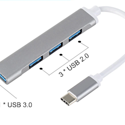 USB-C hub för Joysticks