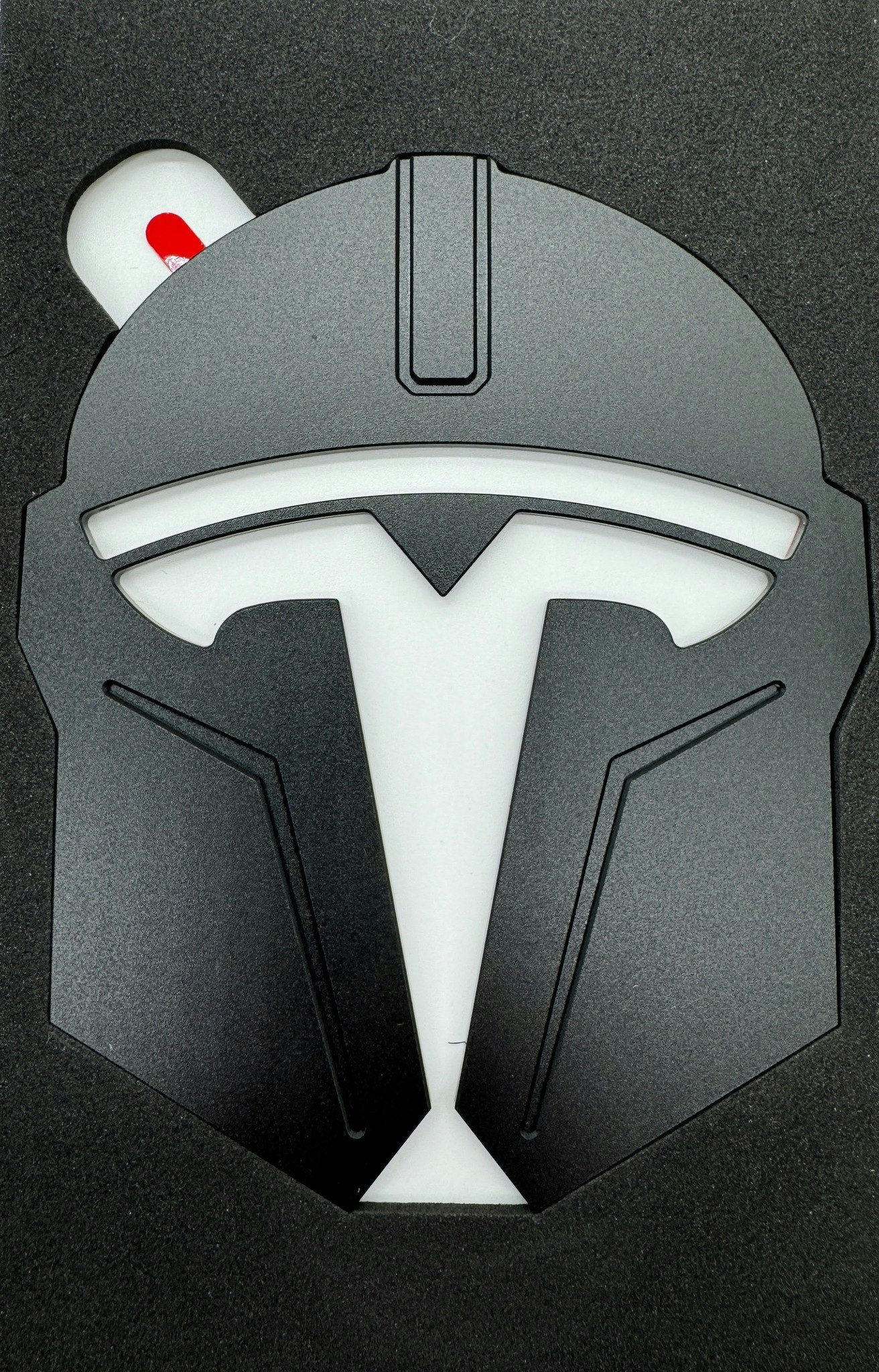 Emblem Tesla Mandalorian