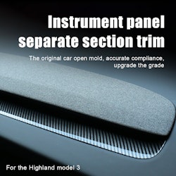 Inlägg Instrumentbräda Model 3 Highland