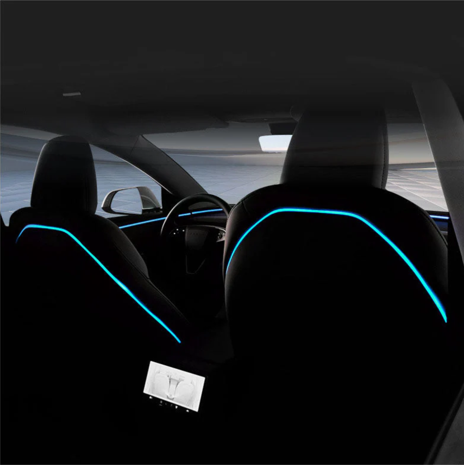 Rear Backseat Ambient Light Strip