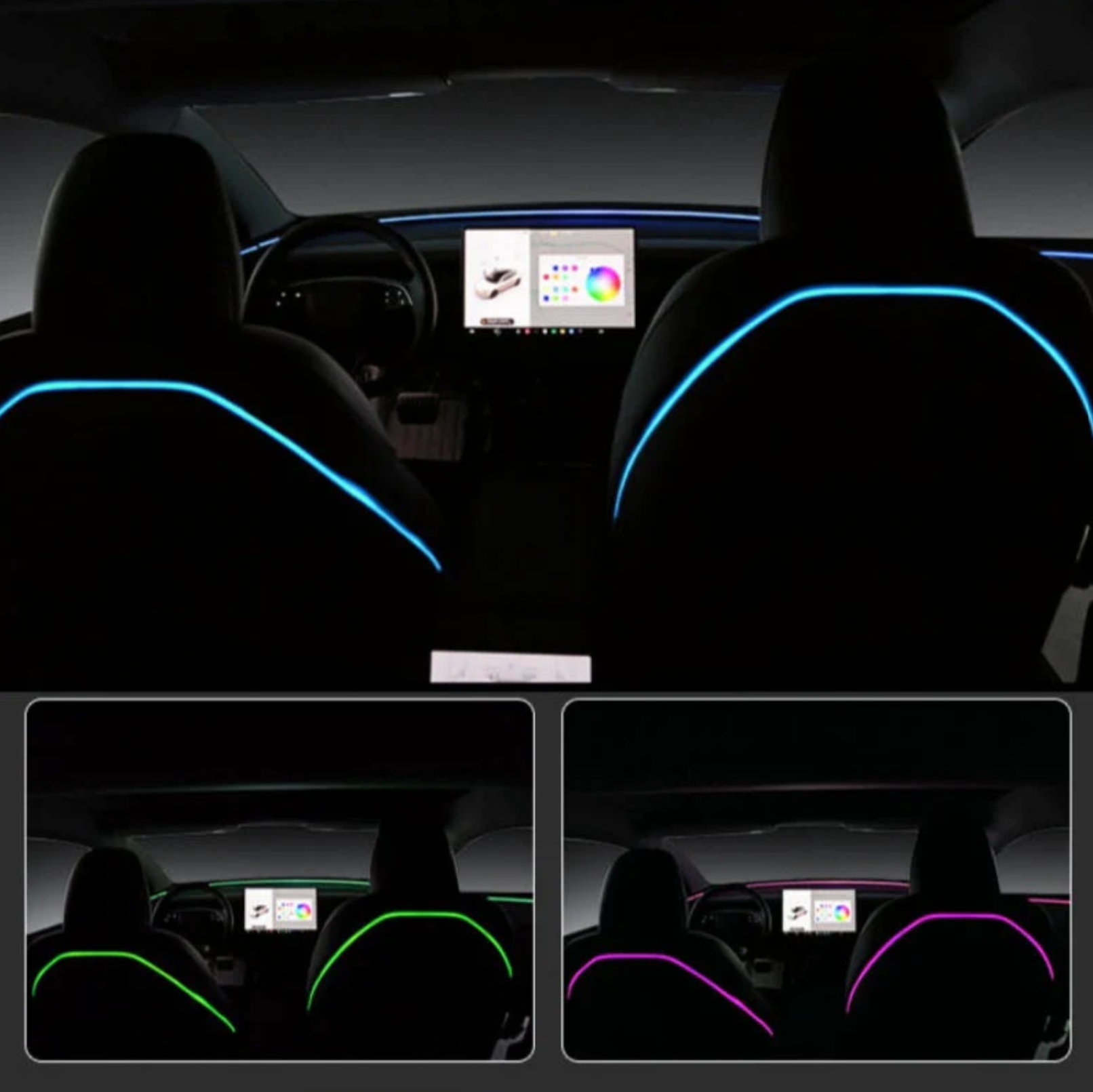 Rear Backseat Ambient Light Strip