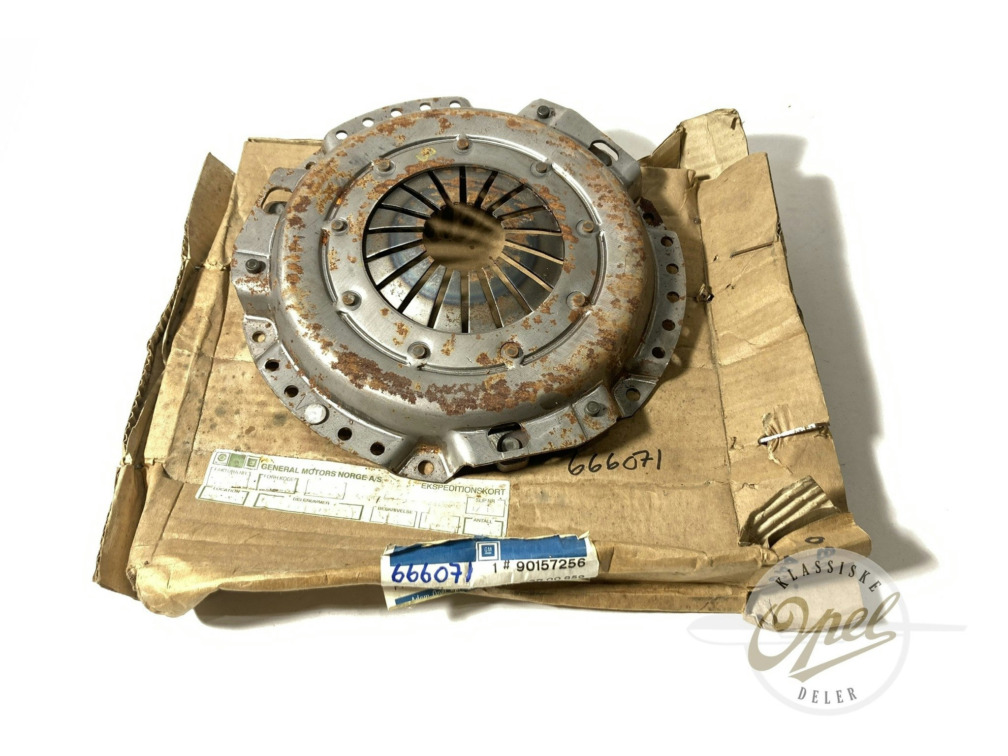 Trykkplate clutch