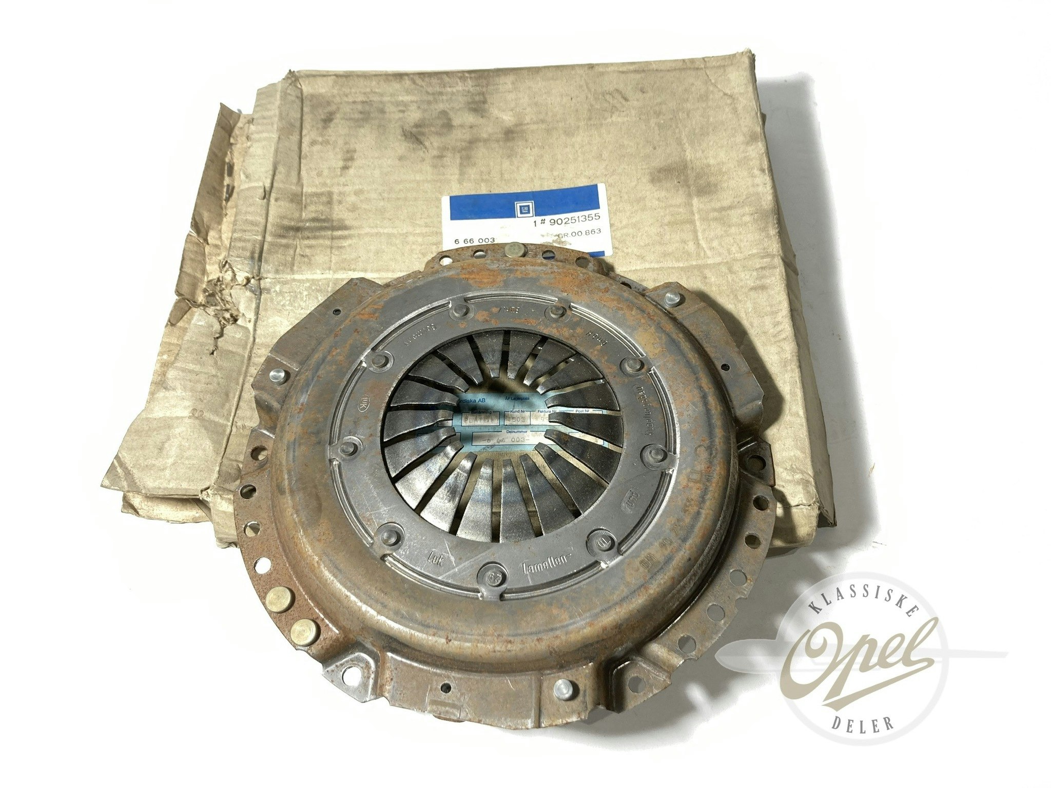 Trykkplate clutch 8"