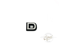 Emblem til bakluke 'D'