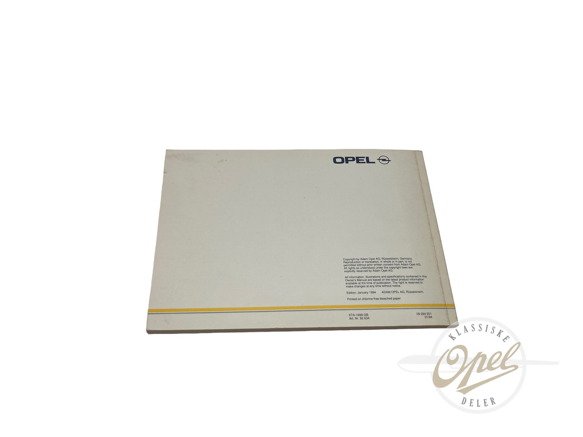 Instruksjonsbok Omega B (GB)