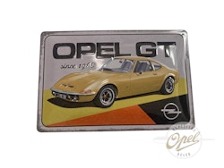 «Opel GT since 1968» skilt