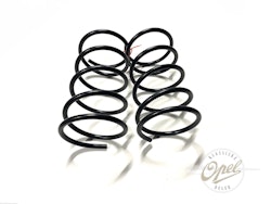 Spiralfjær sett foran