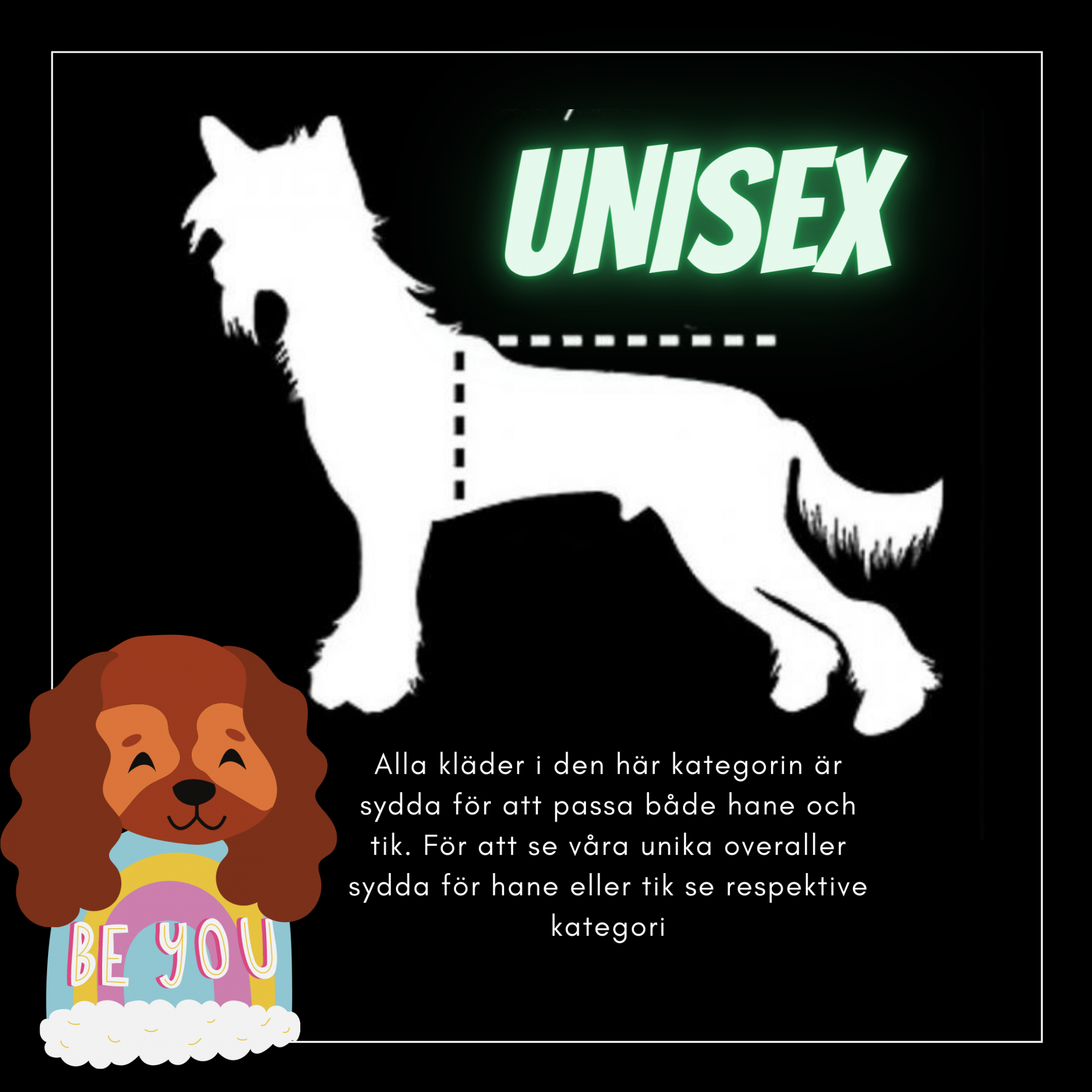 Unisex - Könsneutralt sydda - Passion For Pet Fashion