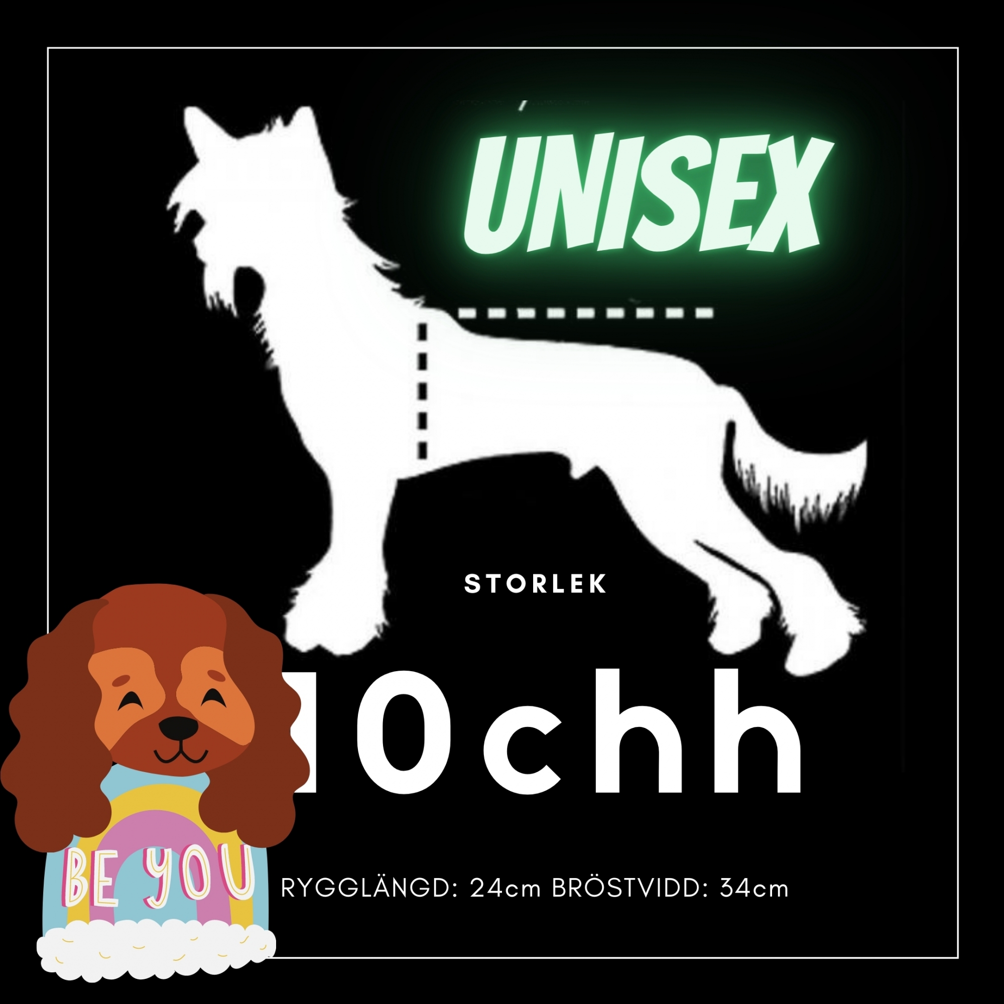 UNISEX Storlek 10chh - Passion For Pet Fashion