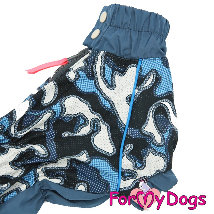 Regnoverall "Blue Camouflage" Hane "For My Dogs"