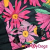 Regnoverall "Black Daisies" Tik "For My Dogs"