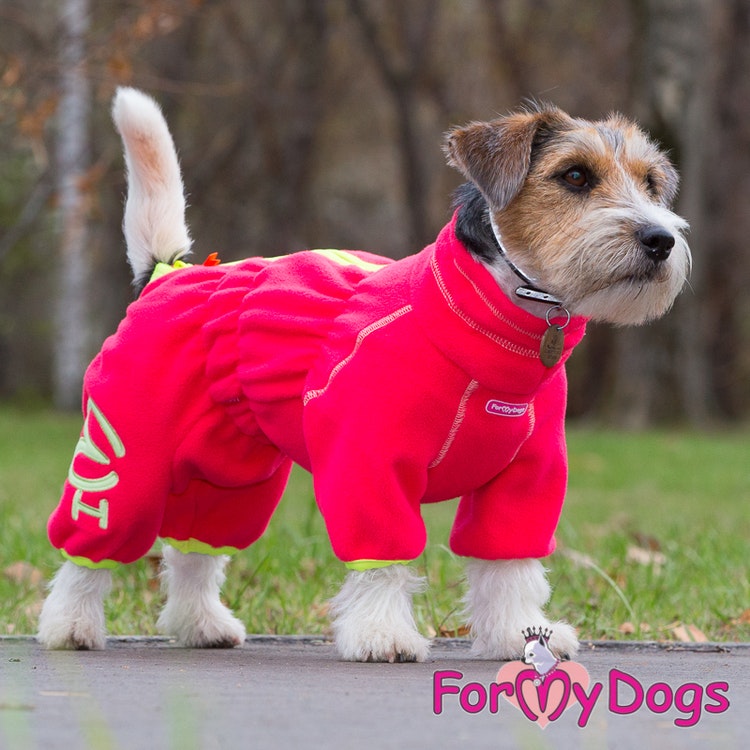 Varm Pyjamas Overall "Rosa" Tik "For My Dogs"