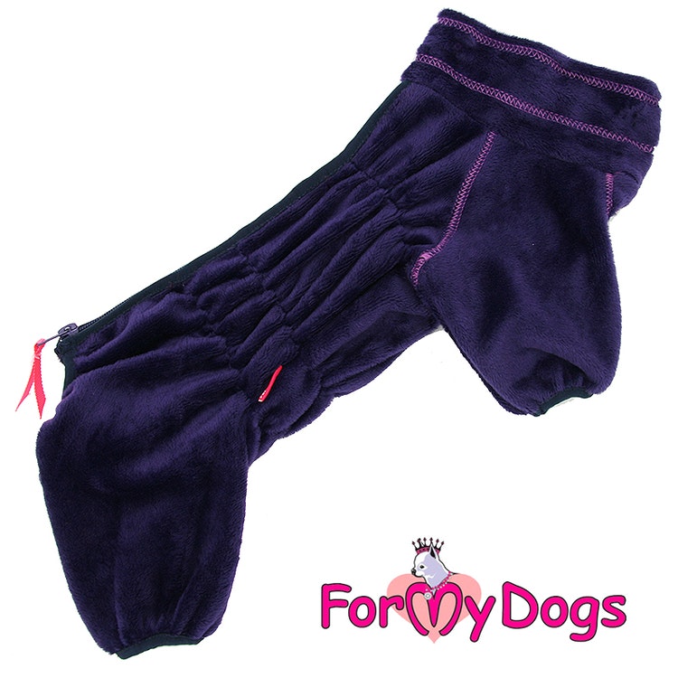 Varm pyjamas overall "Lila Fluff" Tik "For My Dogs"