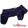 Varm pyjamas overall "Lila Fluff" Tik "For My Dogs"